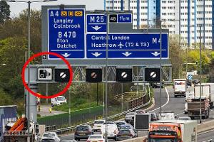 Smart Motorway Großbritannien