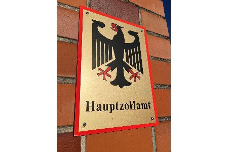 Amtsschild Hauptzollamt Krefeld
