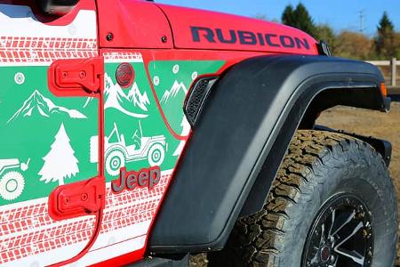 Jeep Wrangler Ugly Sweater Weihnachtspulli Look