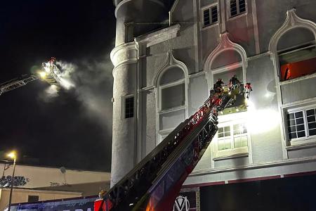 Dortmunder Straße, Recklinghausen, 18.12.2025, Feuerwehr Recklinghausen.