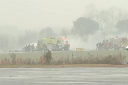 Ein Flugzeug ist an einem Regionalflughafen in North Carolina abgestürzt.