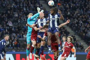 Ausgleich in letzter Sekunde: Dämpfer für Hertha BSC