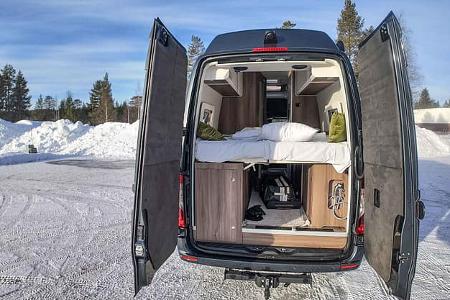 Kabe Abisko Van 690 LB, Mercedes, Kofferraum