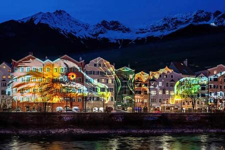 Fassaden, Winter, Camping, Innsbruck