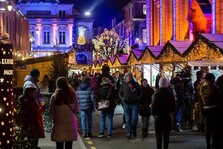 Markt, Winter, Camping, Frankreich