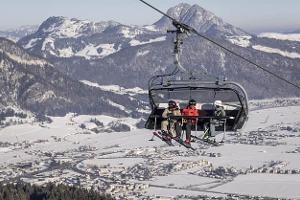 Skilift, Winter, Camping