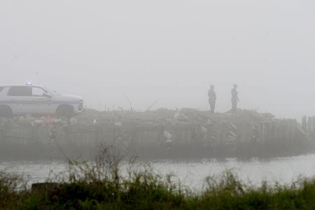 In der Maschine der mexikanischen Marine saßen vier Patienten mit Brandverletzungen, die in den USA behandelt werden sollten.
