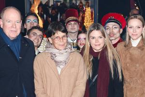 Fürstenpaar von Monaco besucht Weihnachtsshow-Premiere