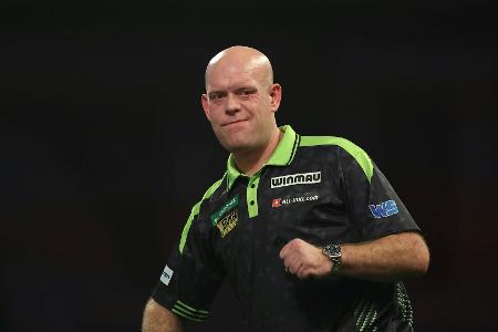 Gegner von Merk: Van Gerwen erreicht nächste Runde
