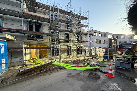 Blick auf die Einsatzstelle. Foto: Feuerwehr Essen