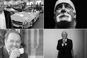 Diese Stars aus dem Automobil-, Design- und Showbusiness sind 2025 gestorben: Klaus Kienle, Hulk Hogan, Jochen Mass und Giorgio Armani.