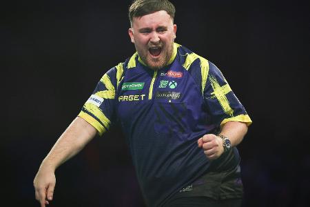 Darts-WM: Littler strauchelt kurz und siegt