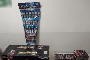 beschlagnahmte Pyrotechnik