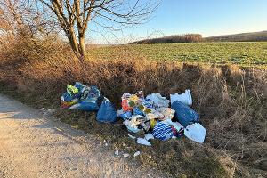 Bild von der Müllentsorgung