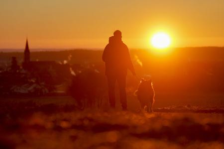 Ein traumhaft schöner Tagesanbruch an Silvester.