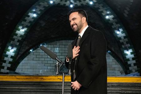 Mamdani nach seiner Vereidigung.