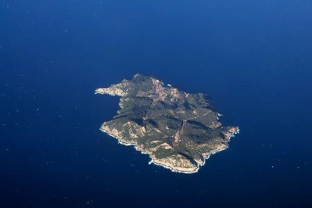Gefängnisinsel Gorgona mit eigenem Weinberg