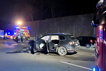 Verkehrsunfall auf der Autobahn