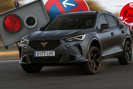 Cupra Formentor Collage Aufmacher Flensburg Punkte Sünder Statistik Blitzer