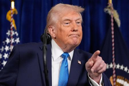 Laut Trump werden die USA das Land vorübergehend führen. 