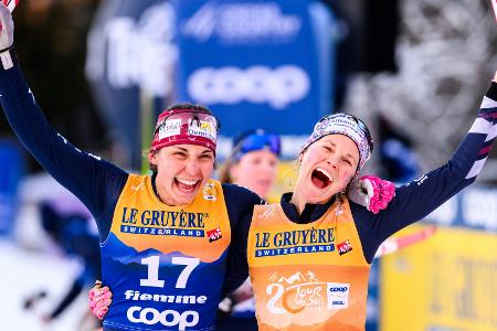 Tour de Ski: Diggins Gesamtsiegerin - Hoffmann stark