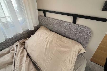 Detail, Wohnwagen, Bett, Kopfende