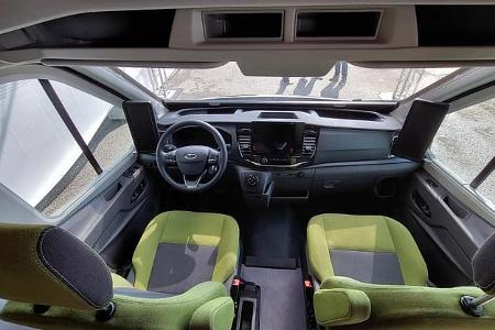 Dethleffs E.home Eco Wohnmobil-Studie E-Camper Fahrerhaus