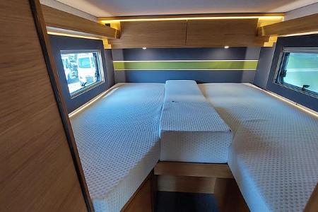 Dethleffs E.home Eco Wohnmobil-Studie E-Camper Einzelbetten