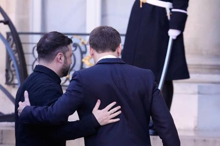 Die "Koalition der Willigen" trifft den ukrainischen Präsidenten in Paris.