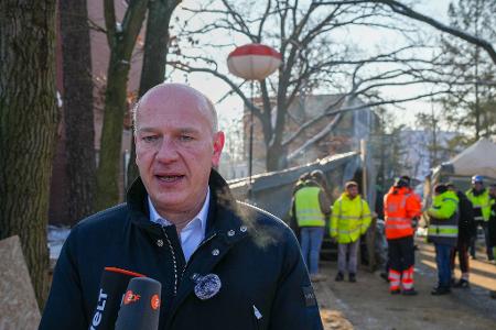 Berlins Regierender Bürgermeister Kai Wegner (CDU) musste das Krisenmanagement leiten.