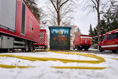 Die Berliner Feuerwehr erhielt Unterstützung aus NRW. 