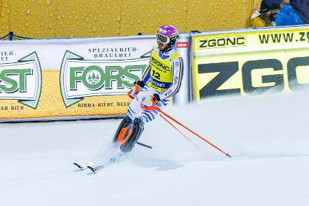 Nachtslalom in Madonna: Straßer lässt Chance liegen