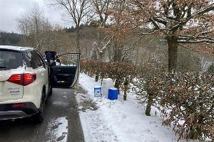 Lichtbild der Abfallablagerung in Herresbach