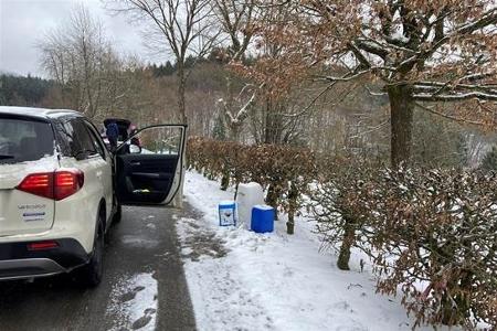 Lichtbild der Abfallablagerung in Herresbach