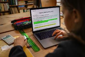 Teilweise wird Distanzunterricht angeboten. (Symbolbild)