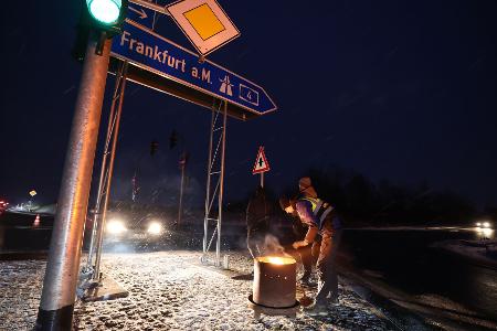 In mehreren Bundesländern gab es Bauern-Proteste an Autobahnen.