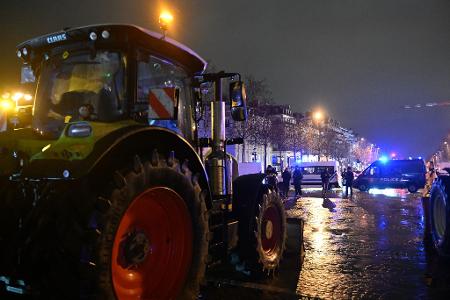 Auch an der Grenze zwischen Frankreich und Belgien protestierten Landwirte gegen den Mercosur-Handelsdeal.
