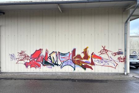 Bild der Schmierereien