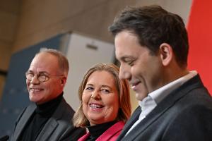 Die SPD-Chefs sprechen heute bei der Fraktionsklausur. 