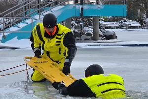Während der Übung (Foto: Feuerwehr Celle)