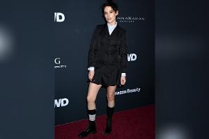 Kristen Stewart setzt punkiges Statement in Schwarz-Weiß