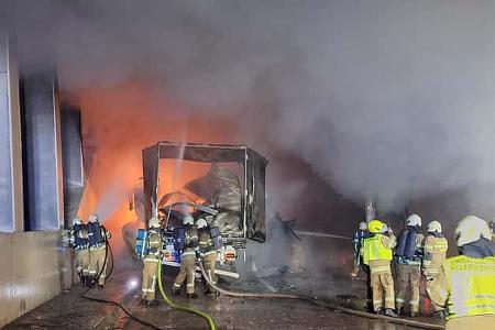 01/2026 Tauernautobahn A10 Tunnel Lkw Unfall Brand