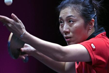 Tischtennis: Bronze für China-Schreck Han in Doha