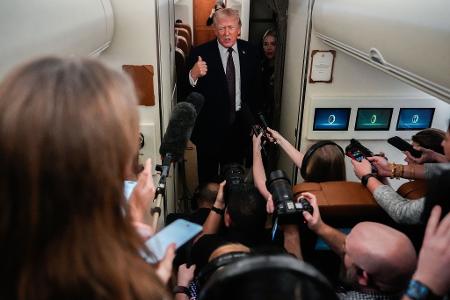 US-Präsident Trump übt Druck auf den Iran aus. 