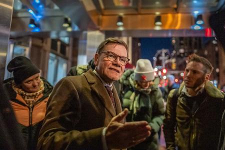 Außenminister Johann Wadephul (CDU) spricht nach einem Gespräch in New York mit dem Generalsekretär der Vereinten Nationen (UN), Guterres, mit Reportern. 