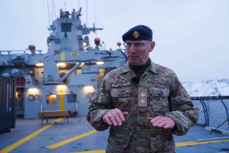 Der Chef des Arktischen Kommandos berichtete über die geplante Militärübung.