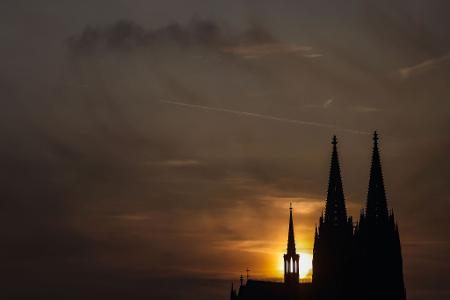 Abendstimmung in Köln am Dom