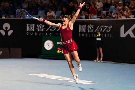 Laura Siegemund nach 0:6 im ersten Satz eine Runde weiter