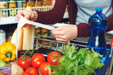 Sparen im Supermarkt