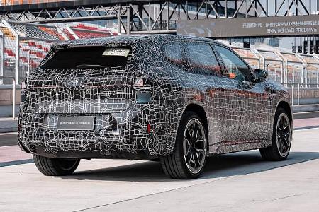 BMW iX3 Long Wheel Base LWB langer Radstand für China Erlkönig Prototyp